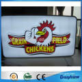 fast food/restaurant acrylic advertising signboard